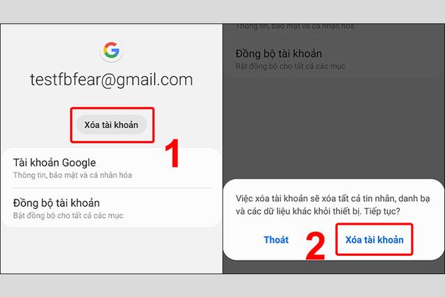 Hướng dẫn đăng xuất khỏi Tài khoản Google trên ứng dụng Chrome trên Android